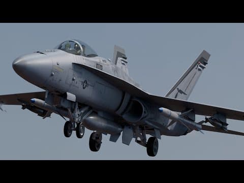 FA 18 Hornet-with Cocpit-Fully Rigged-Changeable decal/texts media 20
