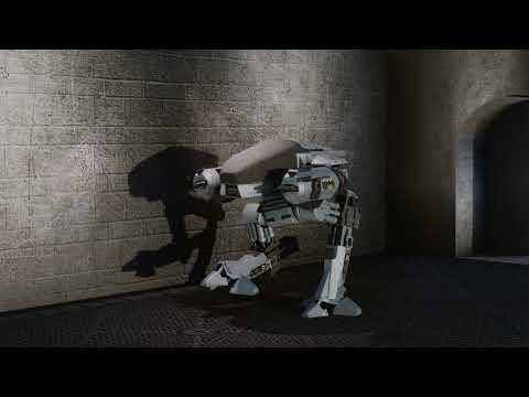 ED-209 robocop robot - rigged media 17