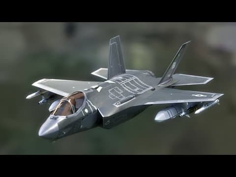 F35A Lightning II with cockpit-Fully Rigged-Editable Texture media 20
