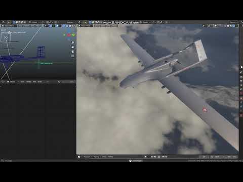 Tb2 Drone UAV Bayraktar - Fully Rigged  media 14