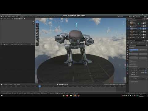 ED-209 robocop robot - rigged media 16